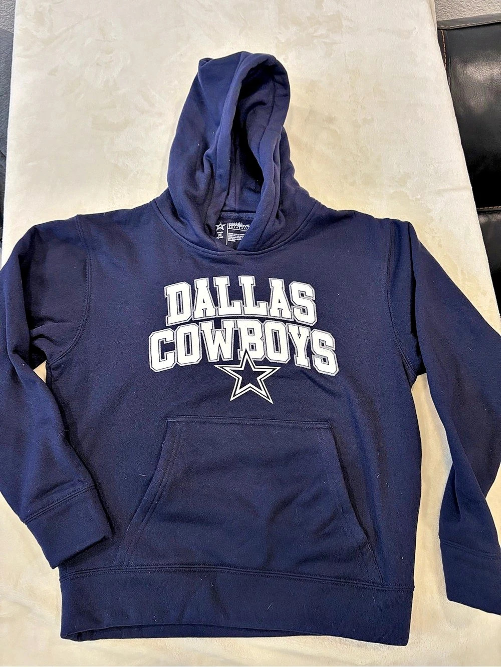 Dallas Cowboys Boys Hoodie Blue Size M (12-14)